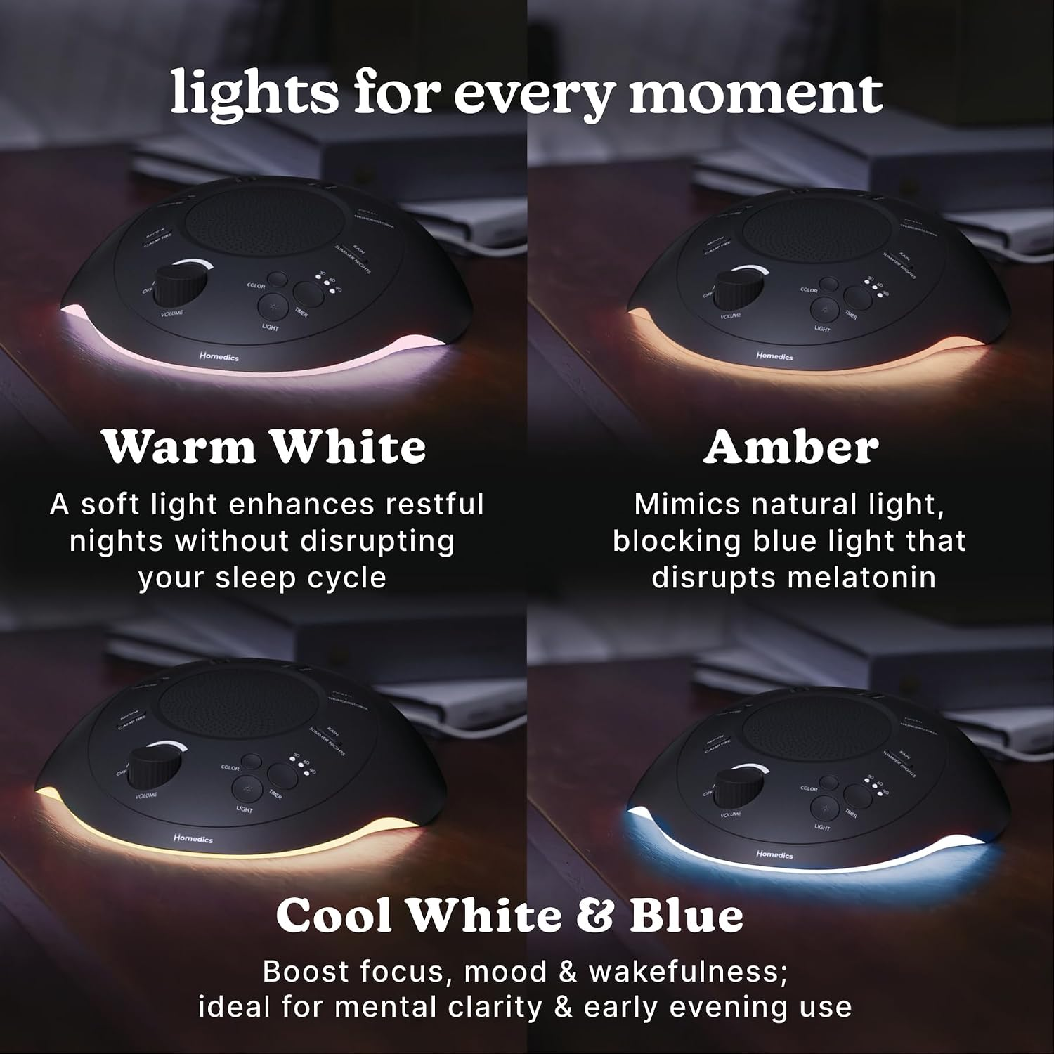 Homedics night light