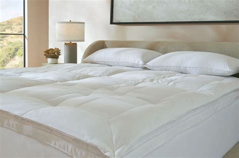 saatva Down-Topped Featherbed Mattress Topper